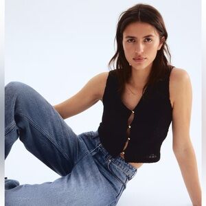 NWT H&M Textured Jersey Vest